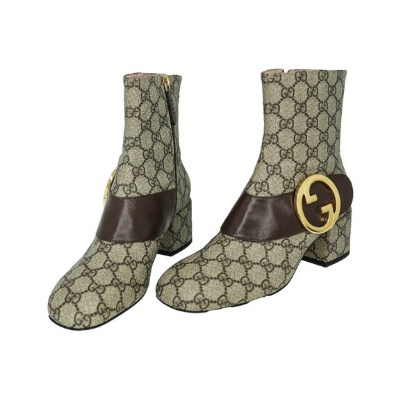 Gucci 701706 Blondie GG Supreme Ankle Boots - Picture 2 of 10